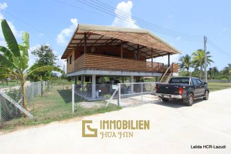 Countryside Thai and Western style house on stilt with open view