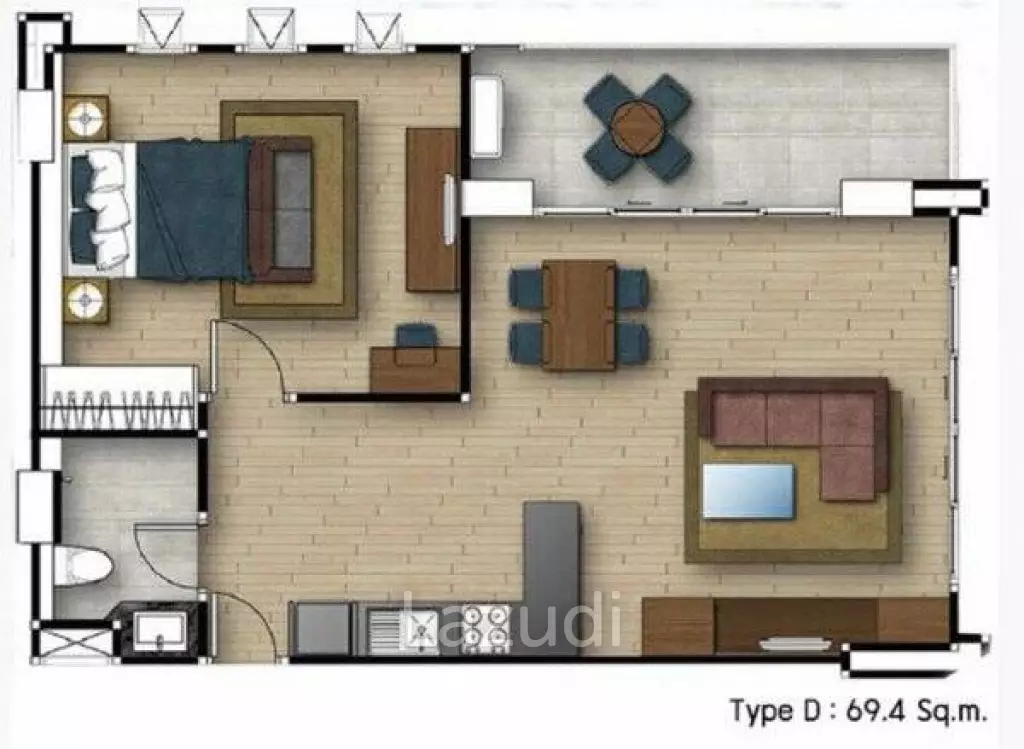 1 Bed Sea View Condo